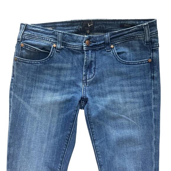 Vigoss Studio Nolita Skinny Jeans Womens 28 Blue Denim low rise Slim Fit Pants - Picture 4 of 16